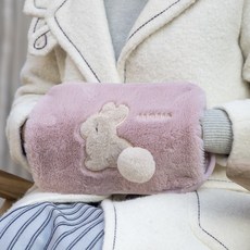 루루아 포그니 온수찜질기 충전식 무선 전기 찜질팩 보온물주머니 온수팩, 루루아 포그니 토끼(핑크)