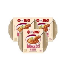  햇반 BIG 매콤 로제치킨 리조또 323g 3개 