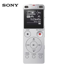 SONY 소니 ICDUX560F 영어 공부 회의 소음제거 녹음봉 음성 이적 문자, 4GB 정부측 표기함, 실버