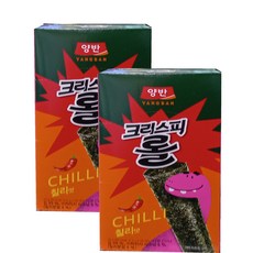 양반김 크리스피롤 칠리맛, 2개, 25g