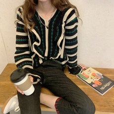 보웬케이블가디건