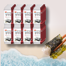 집밥엔 바삭하고 고소한 한겨울광천김 맛있는 국민반찬 조미김 16봉x2개 / 총 32봉 도시락김 국산광천김 가성비 맥주안주, 4g, 32개