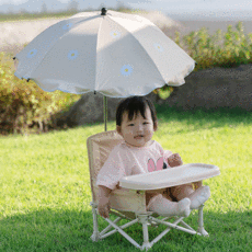 이유부스터 아기 식탁 의자 유아 출산 선물 휴대용 캠핑, 대형 SET (이유부스터+이유솔)