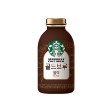 스타벅스 편의점 컵커피 콜드브루 블랙 바닐라 돌체라떼 페트 325ML 12개세트 RTD