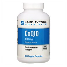 Lake Avenue CoQ10 100mg 유비 데카 레논 Ubidecarenone, 360캡, 1개