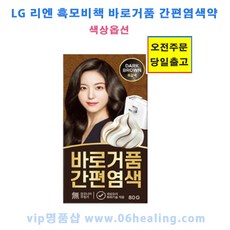 [정품]LG 리엔 흑모비책 바로거품 간편염색약 옵션구매/오전주문시, 1세트, 자연갈색