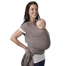 Boba Wrap Baby Carrier Grey - Original Stretchy Infant Sling Perfect for Newborn Babies and Chil