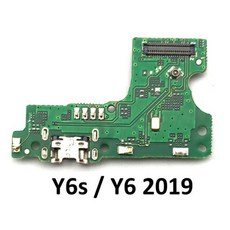 USB 충전 포트 커넥터 보드 부품 화웨이 용 플렉스 케이블 Y9S Y6P Y8P Y7P Y6S P40 라이트 5G / E 충전기 교체, 08 Y6S, 05 Y6s Y6 2019 Copy, 1개