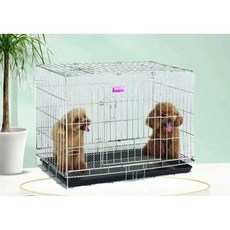 스테인레스 애견 접이식 반려견 철장 강아지 스탠 케이지 철망 접이식, 3. 길이 76x너비 47x높이 56cm, 1개