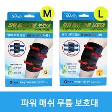 파워매쉬 무릎보호대-M, 1개