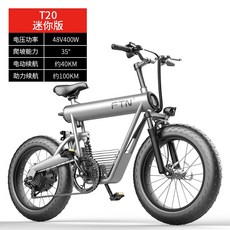 FTN 리튬 배터리 크로스 컨트리 전기 자전거 전원 20 인치 산악 자전거 해변 오토바이 배터리 자동차, 48VT2048V미니 버전7단 변속기보조 배터리, 48V