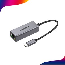 넥스트유 NEXTU-3301GTC 슬림형 노트북 유선 네트워크 기가비트 어댑터 맥북