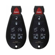 KeylessOption 자동차 경보기리모컨 리모컨 매직카 이지카 카라반 타운 컨트리용 키리스 옵션 엔트리 키포브 스타터 알람2팩 Q1249697, 1개