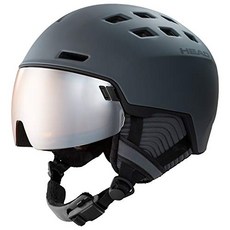 HEAD 323419 Ski Snowboard Helmet for Women Radar with Visor Gray M / L