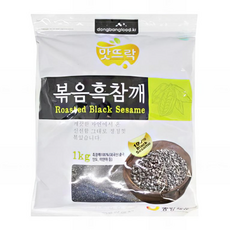 맛뜨락 볶음 흑참깨가루 흑임자, 1개, 1kg