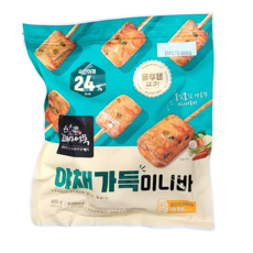 [트레이더스] 고래사 야채 가득 미니바450g 아이스박스+아이스팩포장 글루텐프리, 450g, 1개