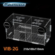 VASTOCEAN 어항 마그네틱 결합 아크릴 부화 격리 상자 사육 난관 수족관 용품, [02] VIB-2G, 1개