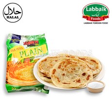 DAWN BREAD Plain Frozen Paratha 30pcs 2400g 다운브래드 플래인 냉동 파라타 ( 커리빵), 1개