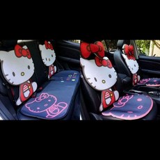 ocean blue whale 여자 HELLO KITTY차량용 방석 차량용 등 쿠션 조합하다 슈트, 9개