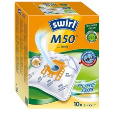 Swirl 스월 밀리타 M50 청소기 먼지봉투 10개입 퓨어에어 Swirl M 50 MicroPor Plus Vacuum Cleaner Bags