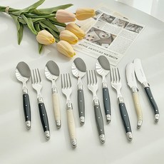 까르투하 라귀올 버터나이프 티스푼 티포크 (4color), 그레이(버터나이프), 1개