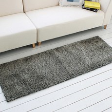 [갤러리데코] 솔잎사 샤기 3인용 소파패드 및 다용도매트 62x180cm, 색상:골드블랙