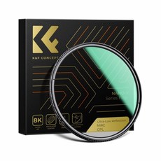 K&F CONCEPT NANO-X Ultra-Low Reflection 초저반사 CPL 편광필터 8K AGC Glass 43mm