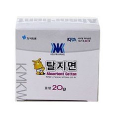 탈지면 20g, 1개입, 1개