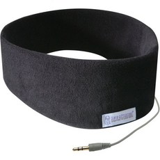 SleepPhone Acoustic Sheep Classic | 수면 여행 등을 위한 코드 헤드폰 | 오리지널하고 가장 편안한 수면 헤드폰 | 선셋 핑크 - 브리즈 원단 (M, Small_Midnight Black - Fleece, Midnight Black - Fleece Fabric