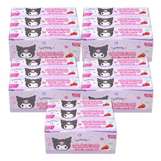산리오 쿠로미 커커비타쮸 딸기맛 15개입, 420g, 5개