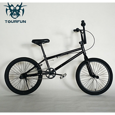 신형 블랙 화이트 실버 BMX 20인치 묘기자전거