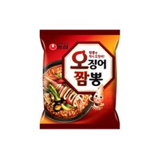 농심 오징어짬뽕, 124g, 15개