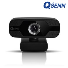큐센 QC480 SD 웹캠 화상카메라 재택근무 화상회의 온라인강의, 단일색상