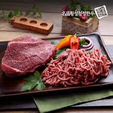 명품횡성청정한우 1등급 소고기 갈은 고기 300g 햄버거패티 만두 용 다진고기 다짐육, 1팩