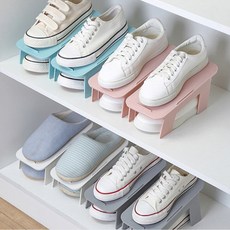 라이크홈즈 공간 절약 신발정리대 슈즈렉 4color, 화이트, 1개