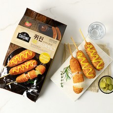 동원 퀴진 치즈 크리스피핫도그 400g x 3봉 (15개입), 1개