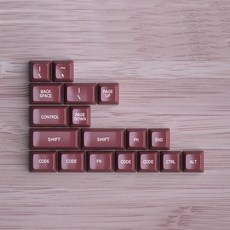 MAXKEY 초코 체리 ABS 이중사출 키캡 SA 프로파일 Retor, Kit1, -, -