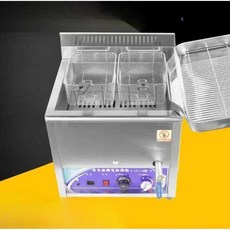 별빛미 수유식튀김기 대용량 돈까스 닭튀김기 상업용 감자튀김기계, LC1-유형 3+튀김바구니 3개+오일 리턴 팬