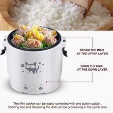 카포트 1L 자동차 밥솥 220V 가정용 24V 트럭 12V 다기능 요리 기계 빠른 난방 도시락 전기, 01 24V for Truck