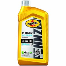 Pennzoil 6PK Platinum 5W20 모터 엔진 오일 1Qt 946ML 6팩