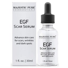 MAJESTIC PURE EGF Scar Serum 피부 재생 세럼 30ml Reduce Appearance of Acne Scars, 1개