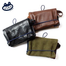 일본 리사이클 브랜드 지갑 feel so easy Leather Wallet 세상 단 하나의 지갑