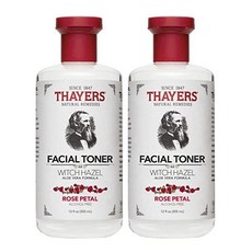 [미국] 522579 Thayers Rose Petal Witch Hazel with Aloe Vera - 12 oz.(2 pack), 12 Fl Oz Pack of 2
