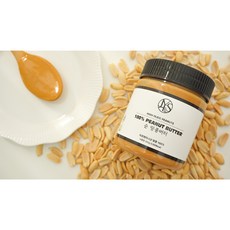 순 땅콩버터 100%땅콩 무첨가 무설탕 슈퍼 땅콩잼 넛츠 피넛버터, 300g, 1개 - 이미지 4