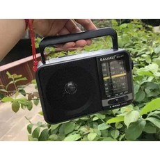 유너블링 자가발전라디오 생존가방 휴대용라디오, 상세페이지 참고, 검회색 라디오+충전선+배터리+충전기