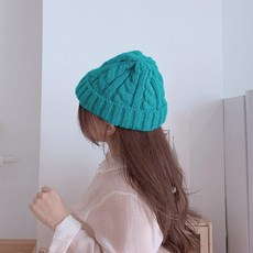 알파카 꽈배기 비니 남성 여성 비니 모자 5color