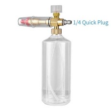 스노우 폼 건 자동차 세척 물총 청소 거품 발생기 랜스, For 1-4 Quick Plug, 1개