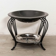 펜션 정원 바베큐 그릴 군고구마 구이 화로대 테라스, 1개, Xinfang 대형 랙+대야