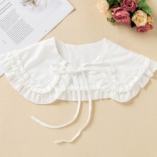 넥케이프 모조카라 여자코디 빅플라워 인테리어 빈티지 숄 베이비카라 유행패션 상큼한 빅칼라