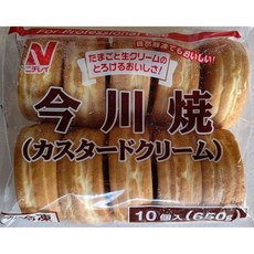 양갱 니치레이 이마가와야키 (커스터드) 650g (65gx10개) 냉동 업소용, 1개